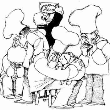 Click para ampliar. Pulsa en el nombre para ver la ficha. Cocineros postmodernos